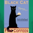 thumbnail image 3 of CafePress - Black Cat Coffee Dark T Shirt - Men's Classic Graphic Cotton T-Shirt, 3 of 4