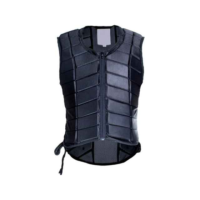 relayinert Equestrian Protective Vest Gear Accessory For Horse Riding Vest Designed For Adults And Teens Equestrian And Men Black XL