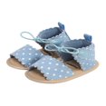 thumbnail image 1 of Baby Sandals Summer Baby Girls Solid Color Soft Sole Shoes, 1 of 6