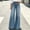 *a-Blue, variant on Women's High Waist Flare Wide Leg Jeans,Classic Retro Denim Pants with Pockets a-Blue,Women's Plus L