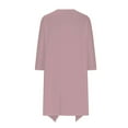 thumbnail image 6 of Yigetop 3/4 Sleeve Cardigan for Women, Women's Solid Color Fashion Casual 3/4 Sleeves Cardigans for Women Sleeve Cardigan Lightweight Cardigan Grey XL, 6 of 6