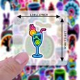 thumbnail image 6 of 35pcs-50pcs Neon Stickers Stationery Stickers Cartoon Animal Stickers Kids Stickers for Laptops Suitcase Fridge, 6 of 9