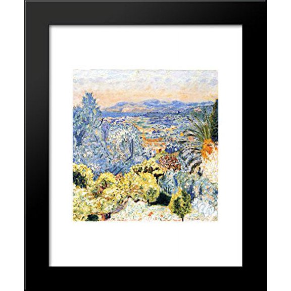 The Cote d'Azur 20x24 Framed Art Print by Bonnard, Pierre