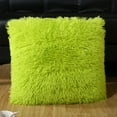thumbnail image 1 of Plush Cushion Cover Sofa Lumbar Pillow Cover Home Decoration Solid Colorful, 1 of 3