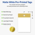 thumbnail image 3 of Avery 2" x 3" Tags, Pre-Printed Gold-Dipped Edge Design, 80 ct, 3 of 11