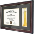 thumbnail image 6 of GraduationMall 11 x 17 Mahogany Diploma Frame with Tassel Holder 8.5 x 11, 6 of 6