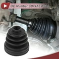 thumbnail image 3 of Unique Bargains No.C974AEW60A Inner CV Joint Boot Kit with Clamps for Nissan Cube 2009-2011, 3 of 7