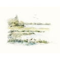 thumbnail image 2 of Swatland, Sally 14x12 Gold Ornate Wood Framed with Double Matting Museum Art Print Titled - Early Morning I, 2 of 4