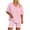 Pink, variant on Tracksuit for Women Plus Size Women’s Color Block 2‑piece Loungewear Set Oversized T-Shirt Tops & Stretchy Biker Shorts, Summer Casual Home Wear Outfit 3XL