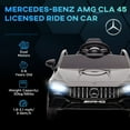 thumbnail image 3 of CoSoTower Mercedes-Benz AMG Licensed 12V Ride on Car, Kids Electric Car with Remote Control, Spring Suspension, LED Lights, Black, 3 of 7