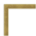 thumbnail image 5 of Amanti Art Custom Framed Wall and Bathroom Mirror (32.25 x 49.25 in.), Angled Gold Frame, 5 of 7