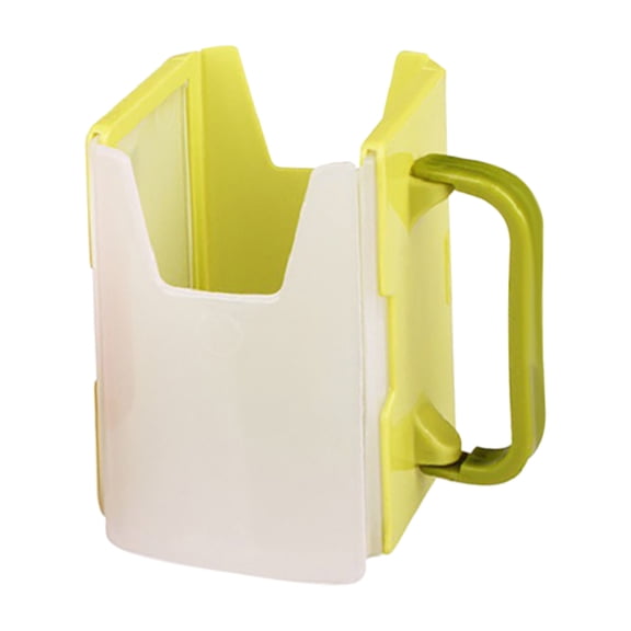 YOLOKE Baby Juice Box Holder Juice, Bag Holder for Toddlers No Squeeze Adjustable Folding Food Pouch and Milk Box Holder for Kids No Spill(Green)