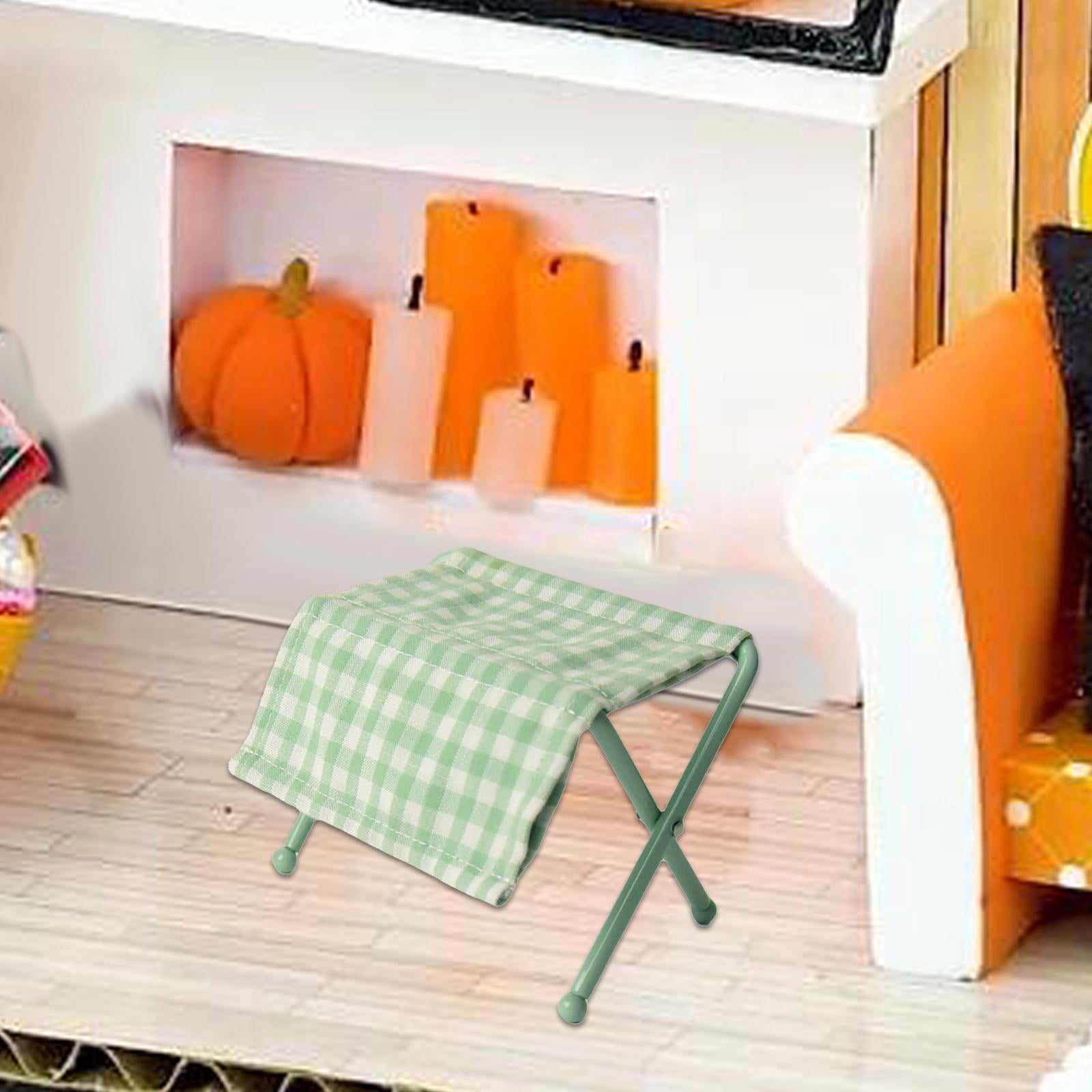 Rushawy 1/12 Miniature Changing Table Diaper Changing Station Miniature Scene Layout Green