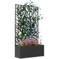 thumbnail image 1 of Outsunny Raised Garden Bed with Privacy Panel, Metal Planter Box, 1 of 9