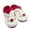 Red, variant on JYYYBF Women Men Christmas Santa Slippers Soft Warm Comfy Plush Slip-on Indoor Bedroom House Shoes for Adults