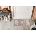 thumbnail image 6 of GLN Rugs Sinop - Indoor, Machine Washable Area Rug 2'x3' Brown/Blue Home Carpet, 6 of 7