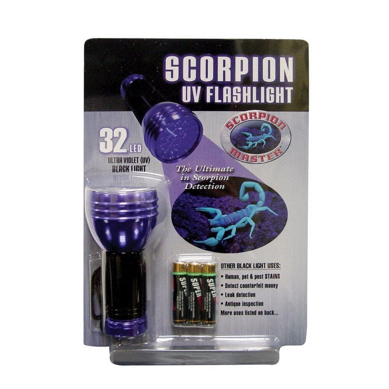 scorpion black light flashlight Ultraviolet LED pet and pest stains MODOAO Black Light Flashlight, Scorpion