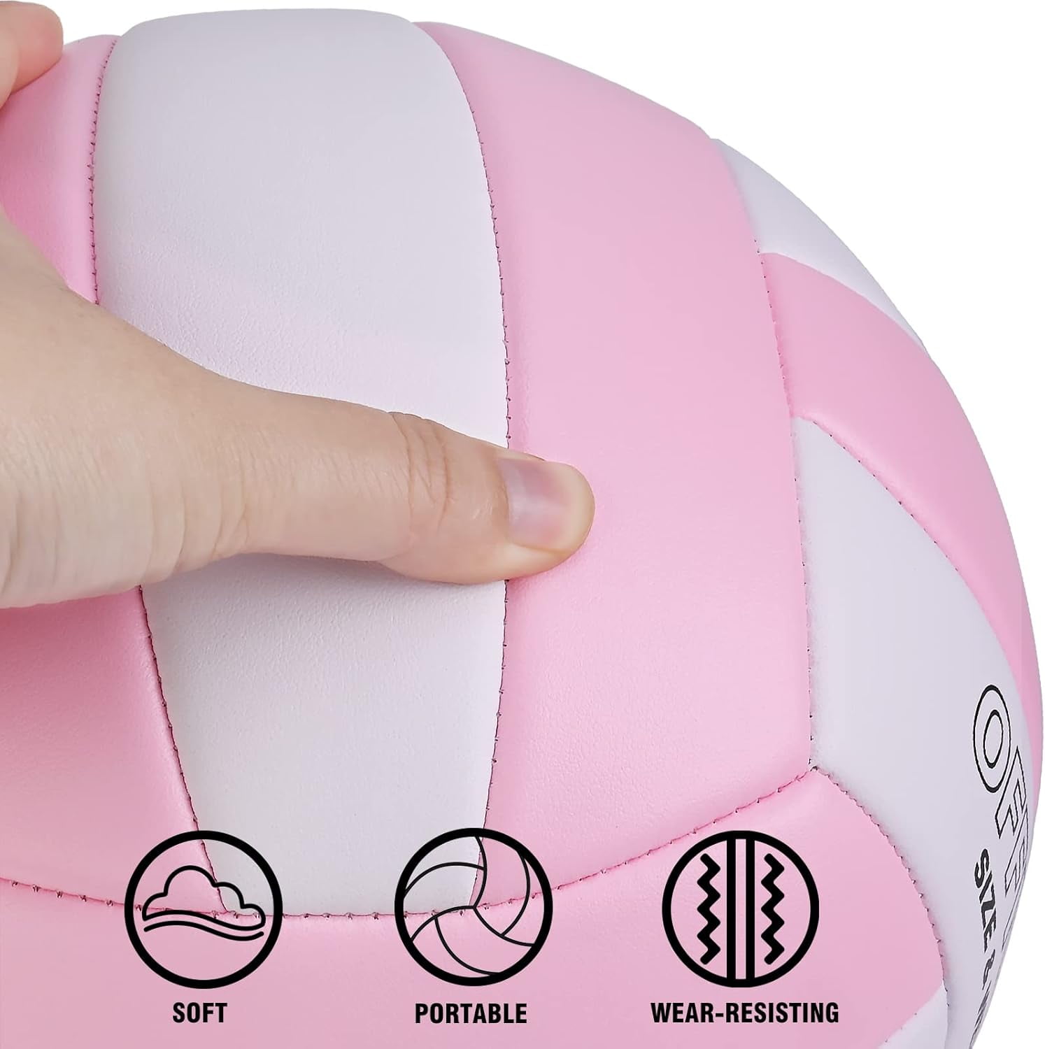 Super Soft Volleyball for Outdoor Indoor Pool Gym Training Premium Equipment Durability Stability Sports Ball
