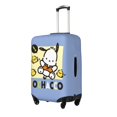 thumbnail image 2 of Cute Anime Cartoon Pochacco Travel Suitcase Protective Cover Trunk Case Washable Elastic Luggage Cover Fits X-Large Suitcase Protector Baggage With Concealed Zipper Gifts, 2 of 5