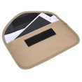 thumbnail image 3 of Bolsa antiradiación de doble capa Bolsa bloqueadora de señal GPS RFID antiseguimiento (Caqui), 3 of 5
