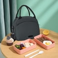 thumbnail image 4 of Bolsa de almuerzo aislante de gran capacidad para mujeres y hombres, bolsa portátil para el trabajo y la caja de picnic, 4 of 6