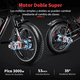 thumbnail image 2 of Bicicleta Eléctrica para Adultos AMYET S8, Doble Motor 2000W, Batería 48V 25Ah, Negro, 2 of 9
