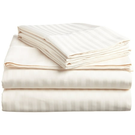 Deluxe Striped 1800 Prestige Soft And Comfortable Bed Sheets Set