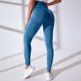 thumbnail image 5 of Karoyedx Yoga Pants Women High-Waisted Stretchy Leggings- Workout Trousers for Yoga Casual Wear Light Blue Size,L, 5 of 6