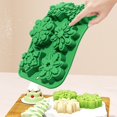 thumbnail image 4 of 1 Pack Snowflake Silicone Molds, 6-Cavities Christmas Silicone Molds, Silicone Molds for Making Soap, Ice Cube, Chocolate, Candy, Snowflake Design for Christmas DIY, 4 of 7