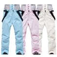 thumbnail image 3 of Pantalones de esquí para mujer, hombre, invierno, exterior, para parejas, pantalones de esquí, pantalones de algodón con tirantes gruesos y cálidos, 3 of 5
