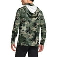 thumbnail image 4 of Hoodies for Men UPF 50+ Sun Protection Hoodie Camouflage Long Sleeve Fishing Hiking Shirt with Face Mask M, 4 of 7