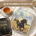 thumbnail image 7 of FOR U DESIGNS Horse Sunflower Print Bible Case for Women Men Lightweight Carrying Organizer Bag Bible Protective with Handle and Zipper Handbag for Bible Study/Daily Use, 7 of 7