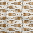 thumbnail image 1 of oneOone Cotton Poplin Light Brown Fabric Asian Block Fish Sewing Craft Projects Fabric Prints By Yard 56 Inch Wide, 1 of 4