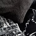 thumbnail image 7 of JML Plush Sherpa Bed Blanket, Fluffy & Soft, Reversible, Thick, Queen 75"x83",Black Tower, 7 of 7