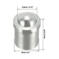 thumbnail image 2 of 5mm Dia Door Closet Ball Catch Latch Catcher Stainless Steel 2Pack, 2 of 5