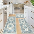 thumbnail image 3 of Boho Kitchen Rugs Sets of 3 Farmhouse Kitchen Runner Rugs and Mats Non Skid Washable Kitchen Mats for Floor Kitchen Floor Mat Laundry Room Area Rug Runner Carpet, 3 of 6