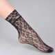 thumbnail image 3 of Calcetines de verano ahuecados, calcetines negros sexys, medias de mujer, calcetines finos de rejilla de jacquard, resumen, 3 of 5