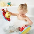 thumbnail image 4 of Green Toys: My First Tugboat - Yellow Top - Fun Floating Bathtime Play Toy, Fill & Pour Water, Recycled Plastic, Kids-Toddlers-Baby Ages 6 Months+, 4 of 9