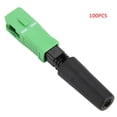 thumbnail image 1 of SC Optic Fiber Connector, Stable Straight Plug 100Pcs Fiber Connector, For Optical Fiber Distribution Racks Optical Fiber Testing Equipment Man Home, 1 of 8