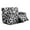 Cow Design, variant on Psesaysky Zebra Print Pet Friendly Reclining Sofa Cover Middle Console 6-Piece Recliner Chair Cover Non-Slip Bottom Pink