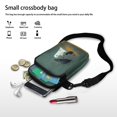 thumbnail image 7 of HELLHERO Ghost Cat Design Women Crossbody Bag Unisex with Zipper Closed, Lightweight Polyester for Casual Travel, 7 of 7
