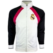 Mens Real Madrid Jacket, Licensed Real Madrid Full Zip Track Jacket Adult Sizes (XL)