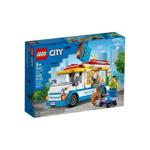 Lego City Ice Cream Truck Building Blocks, (200 Pieces)