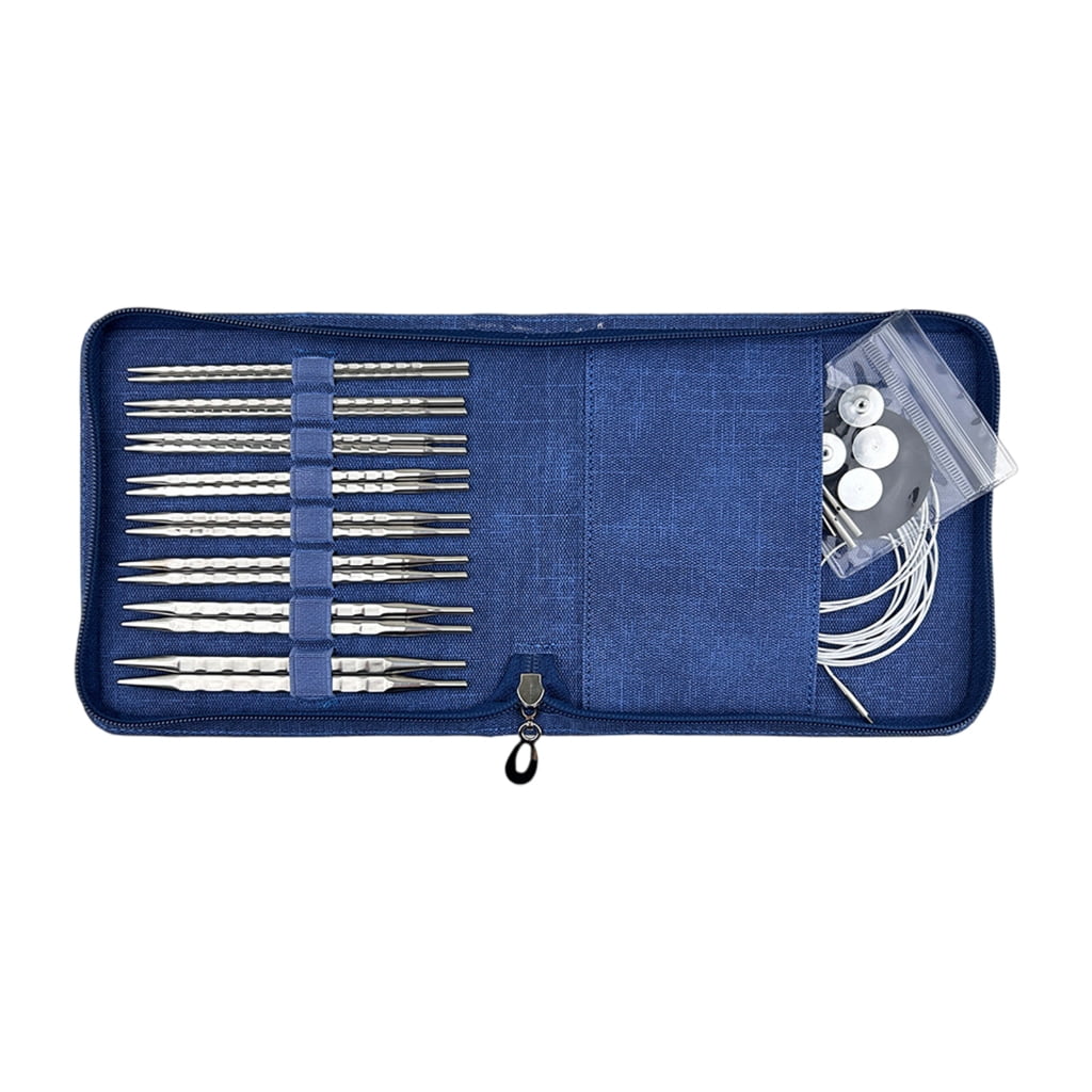 CIYISON Square Knitting Needle Size 3.5mm-8.0mm Circular Knitting Needle Set for Knitting