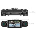 thumbnail image 3 of HLONK Four Channels Front+rear+left+right Dash Camera For Cars  360 °rotatable Camera  GPS Location  Support Wifi  Camera Security Dashboard  24 Hours Parking Monitor, 3 of 15