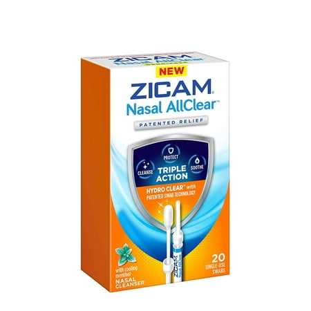 Zicam Nasal AllClear™ Triple Action Nasal Cleanser with Cooling Menthol 20ct 1 ea(1pack)