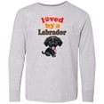 thumbnail image 3 of Inktastic Labrador Retriever Dog Black Lab Long Sleeve Youth T-Shirt, 3 of 5