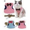 Luxtrada Cat Harness and Leash Set for Walking, Escape Proof with 49 Inches Leash - Adjustable Soft Vest Harnesses for Small Medium Cats, Cat Leash Harness
