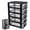 5 Tier, variant on 4 Drawer Desk Organizer, Plastic Home Office Storage Organizer, Makeup Organizer Storage Station Cube, Cosmetics Jewelry Storage Box, 4 Drawer for Bathroom, Desk, Office (8.31x5.98x9.92 Inch)
