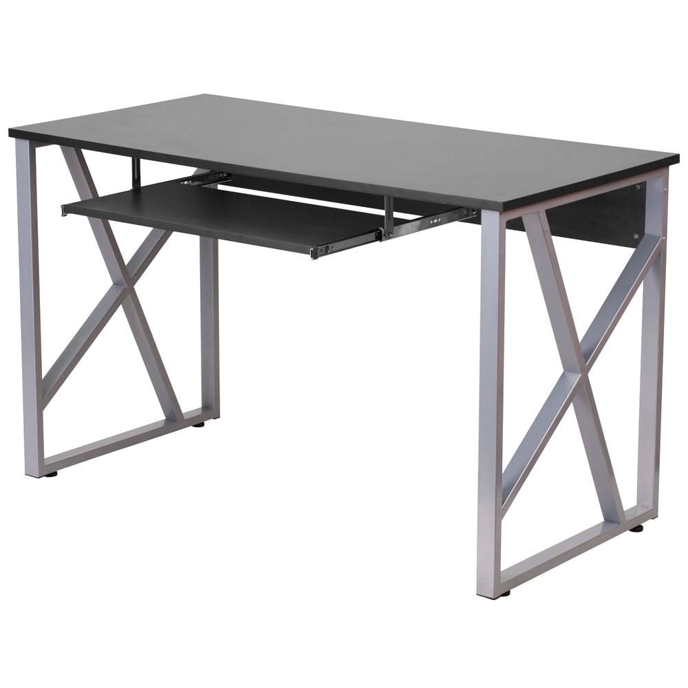 contemporary black laminate office computer product